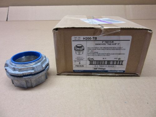 5 nib thomas &amp; betts h200-tb h200tb 2&#034; manchon hub zinc = myers st-6 for sale