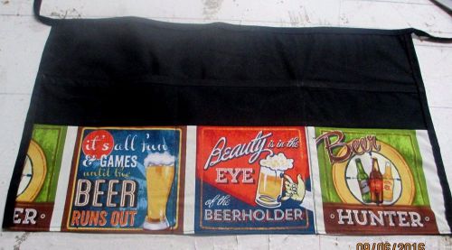 Waiter/waitress Server Waist Apron, BEERS 1