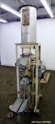 Used- valve bag filler. includes 12&#034; diameter by 29&#034; feed hopper/chute. has a 2. for sale