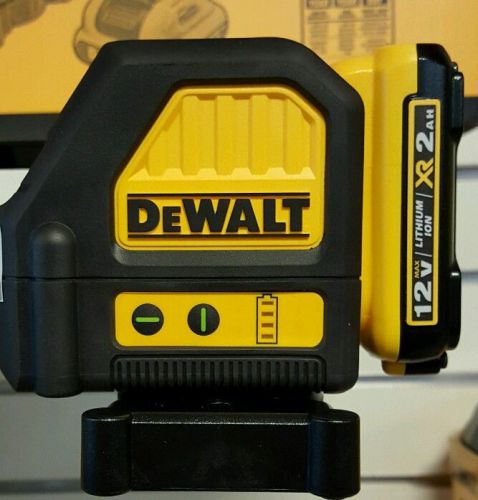 DeWalt DW088LG &#034;GREEN&#034; Laser 12v Max Cross Line + FREE DCB127 12v MAX Battery