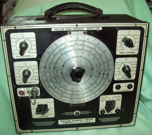 Vintage Precision Signal Generator Series E-200  Precision Apparatus Company