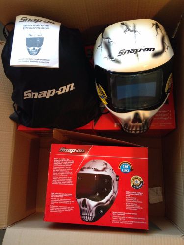 SNAP ON MORBID AUTO DARK WELD HELMET - 180 DEGREE VIEW - WIDE VIEW - BRAND NEW!!