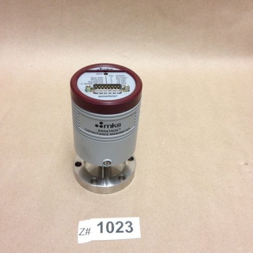 MKS 626A Baratron Capacitance Manometer, 0.1 Torr, +/- 15VDC - 35 mA.