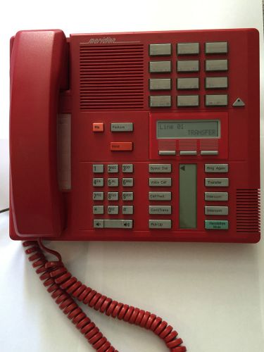 Nortel Meridian M7310 Red * rare *  Northern Telecom Red Telephone
