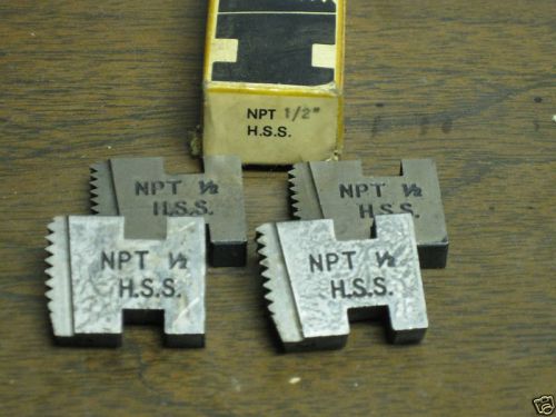 New Berkley Pipe Dies Set 1/2&#034; NPT H.S.S