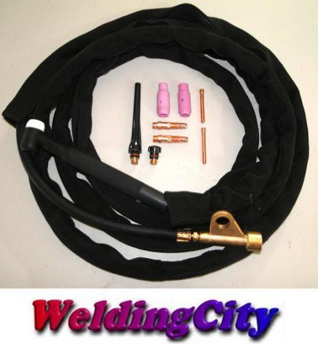 WP-17-12R 12ft 150Amp Air-Cooled TIG Welding Torch Complete pkg for WeldCraft