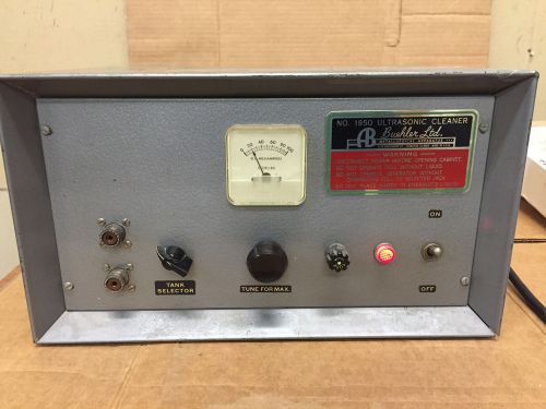 Buehler Ltd 79-1950 Ultrasonic Cleaner Power Supply