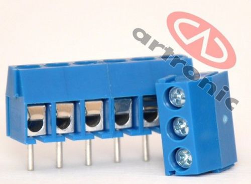 ART-US New Terminal Blocks ARK3-3,5mm BLUE  [TB 3,5mm-3P ARK-blue]  Qty=10pcs