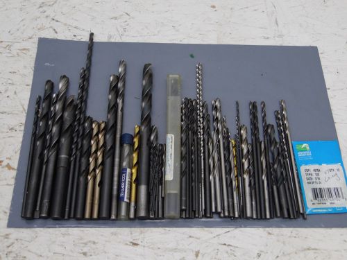 Lot of 100 + Various Metal Drill Bits Tools Lathe Drilling Machinist Milling HSS