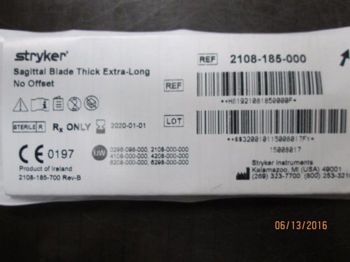 Stryker Sagittal Thick Extra-Long Ref. 2108-185-000