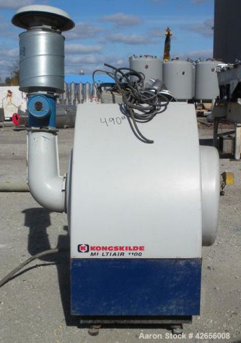 Used- Kongskilde High Pressure Multiair Blower, Type S1100, Carbon Steel. Rated