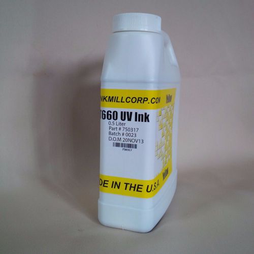 Rastek T660 Printer UV Ink - 1/2 ltr. YELLOW (750317)