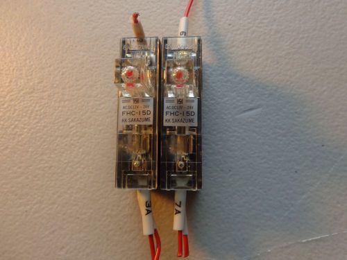 2pcs KK Sakazume FHC-15D  FHC15D Fuse Holder 1 POLE AC DC 12V-24V