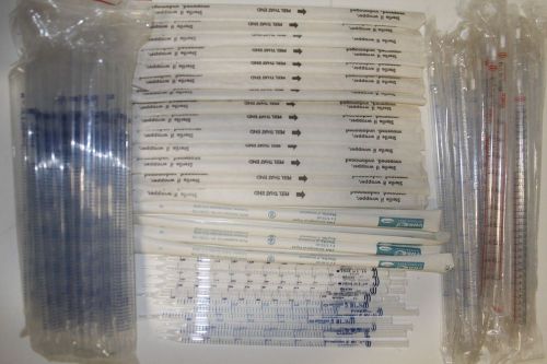 Set of 139) fisherbrand, pyrex, costar 2, 5, 10, 25ml in 1/10 serological pipets for sale