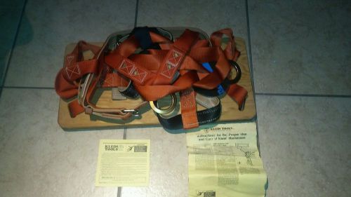 New KLEIN Fall Arrest Suspension Harness 87044 36&#034; to 44 Medium