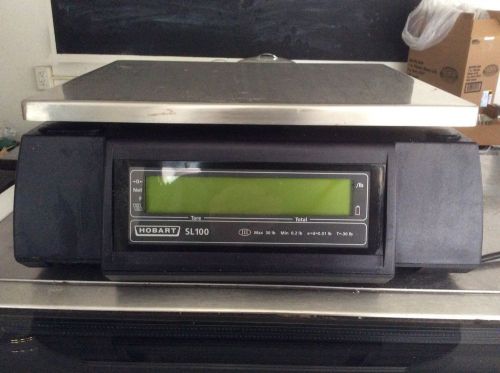 Hobart Sl100 Label Printing Deli Scale Sealed And Setup