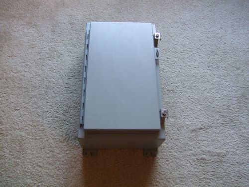 Large 20&#034;  Hammond Enclosure Electrical Box Type 12 Steel Junction 1418CA6 Panel