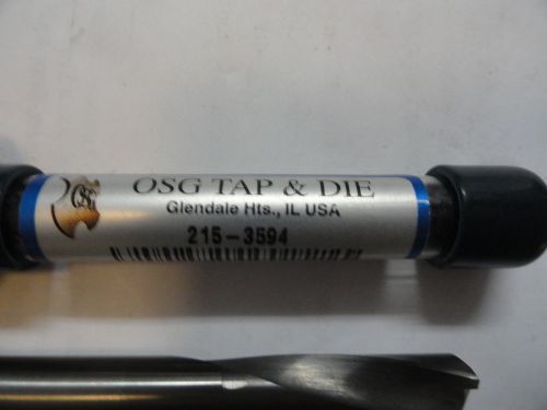 Reground osg 23/64&#034; solid carbide slow spiral drill bit, 215-3594 for sale