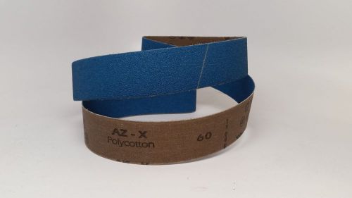 SANDING BELT 1-1/2&#034;x48&#034; ZIRCONIA PLUS 60grit POLYCOTTON BACKING (P/NTBD19-05)