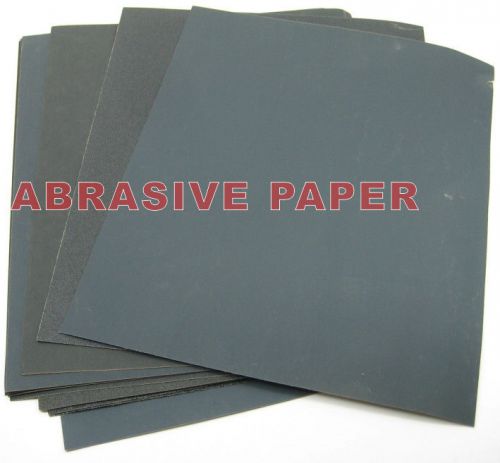20 sheets 80Cw Abrasive Paper Waterproof Silcon Carbide Electro Coated 9x11&#034;
