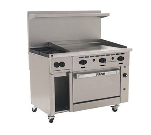 Vulcan 48S-2B36GT Endurance™ Restaurant Range gas 48&#034; (2) burners (1) 36&#034;...