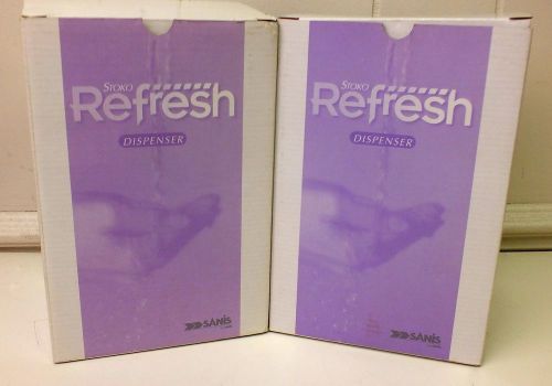 NIB Stoko REFRESH LIQUID SOAP DISPENSER - Set of 2 - 29881 Office Work Medical