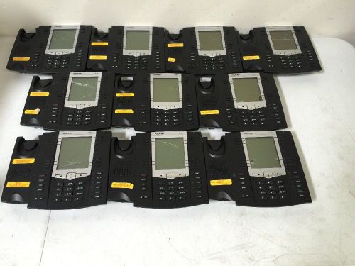 10 Aastra 6737i GigE PoE Gigabit VoIP SIP Business Phones Lot A6737-0131-10-01