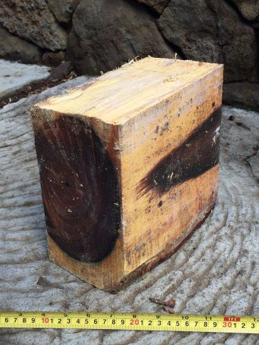 Hawaiian Monkey Pod Bowl Vase Blank 8&#034;x8&#034;x5&#034; Reclaimed Tropical Wood