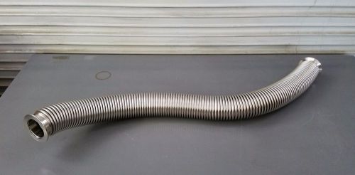 Sst bellows &#034; medium wall&#034;  hose .iso-kf 50 flange 36&#034; length [jw] for sale