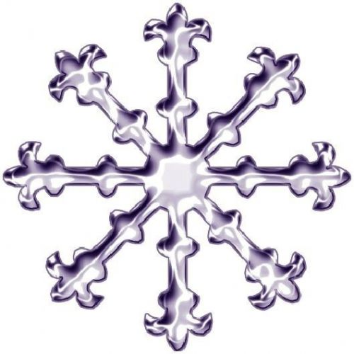 30 Custom New Age Purple Snowflake Personalized Address Labels