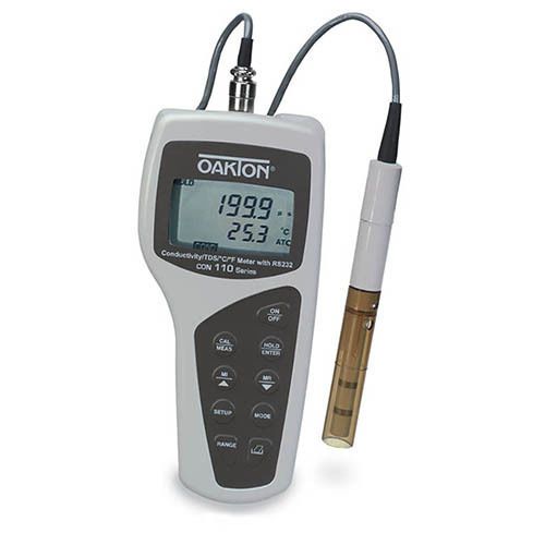 Oakton WD-35607-61 CON 110 Conductivity/TDS/Temp. Meter w/cable, NIST