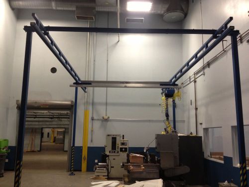 Free Standing Gorbel Work Station Bridge Crane