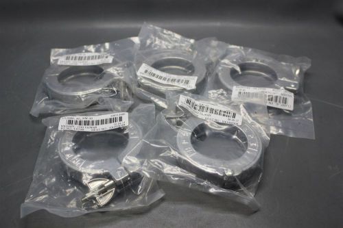 5 NEW IN FACTORY PACKAGE MKS/HPS HIGH VACUUM ALUMINUM CLAMP NW-50 NW50 KF50