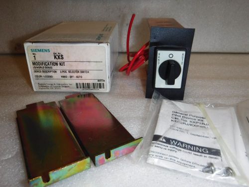 Siemens KXS modification kit HAND/AUTO 3 position switch 3SA8 822-1AA02