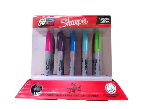 Sharpie 15 marker special edition set:12 fine + 3 metallic for sale