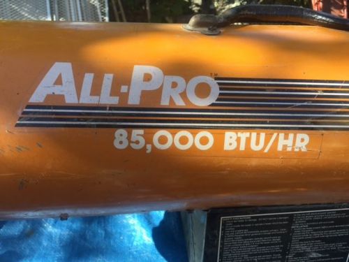 ALL PRO PORTABLE-85,000 PROPANE HEATER