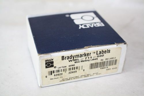Brady wml-711-502 wire marking labels for sale