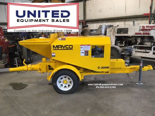 Mayco c30 concrete/grout pump for sale