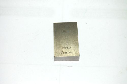 .850&#034; Starrett-Webber Croblox Gage Block.