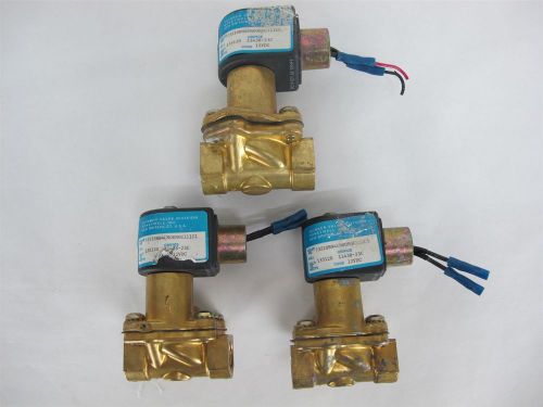 Lot of 3 - honeywell skinner solenoid valve 73218bn4un00n0c111c1 for sale