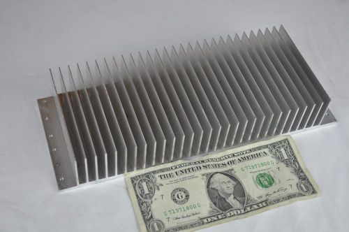 Large Aluminum Heat Sink 10&#034;x 4&#034; x 1&#034; Flat Bottom