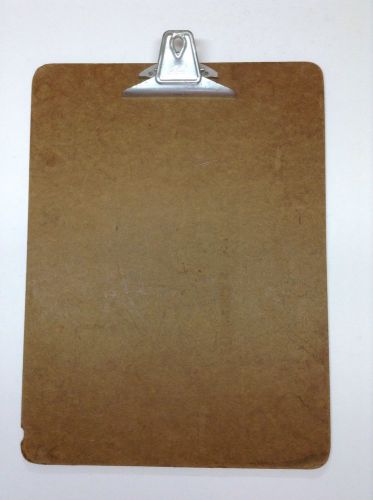 Vtg Clipboard LARGE 20x15 Wood Clip Board Service Office Quill XL