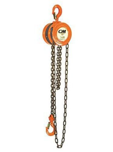 Cm 2255 series 622 low headroom hand chain hoist, 1000 lb. capacity, 10&#039; lift for sale