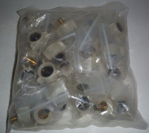 25 SSC Brass Swivel Faucet Adapters 3/8&#034; PEX