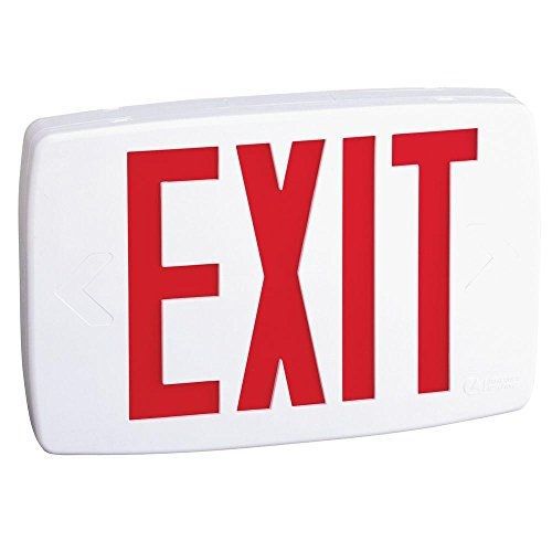 Lithonia Lighting LQSW3R120/2776 Quantum Plastic White LED Emergency Exit Sign