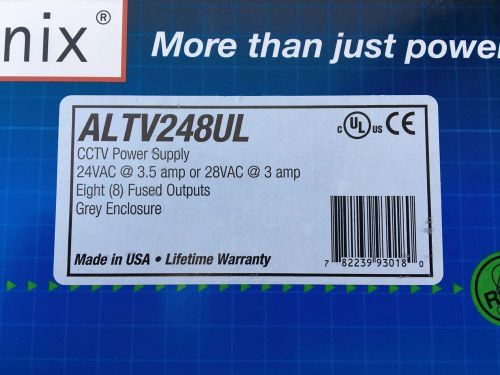 NEW! Altronix ALTV248UL 24VAC CCTV Power Supply | 8 Outputs | 24 VAC | 3.5A