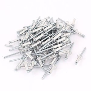 100pcs 4.8mm 3/16&#034; aluminium large flange open end blind pop rivet dt for sale