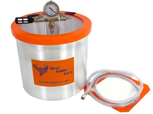 3 Gallon Aluminum Vacuum Chamber to Degass Urethanes Silicones and Epoxies