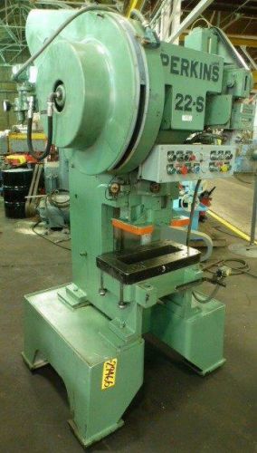 22 ton gap frame press no. 22-s, 2&#034; str., 7&#034; s.h., 22&#034; x 12&#034; bed (29466) for sale