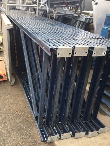 10 Tear Drop Uprights/Pallet Racking, 42&#034;D x 18&#034;H...